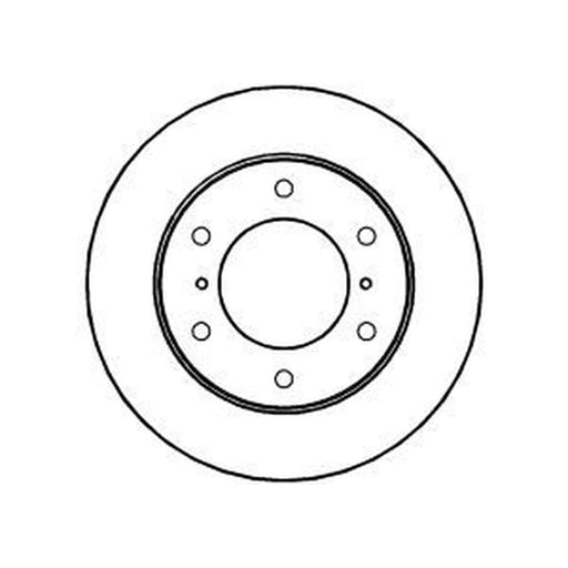 Abtex 2 x Vented Front Brake Discs BD1209V