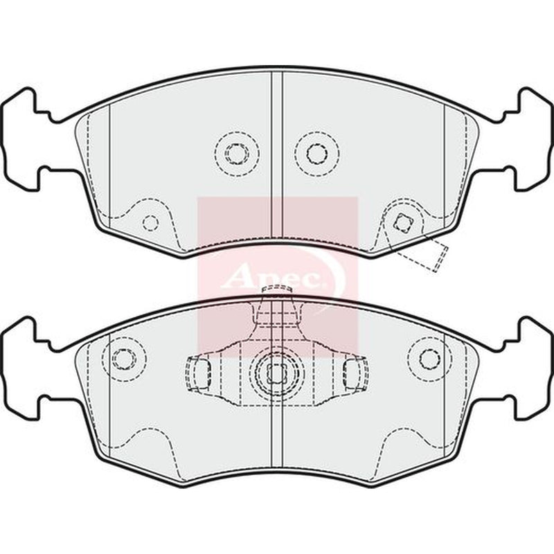 Apec Front Brake Pad Set PAD1871