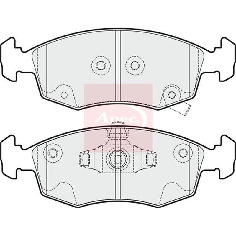 Apec Front Brake Pad Set PAD1871
