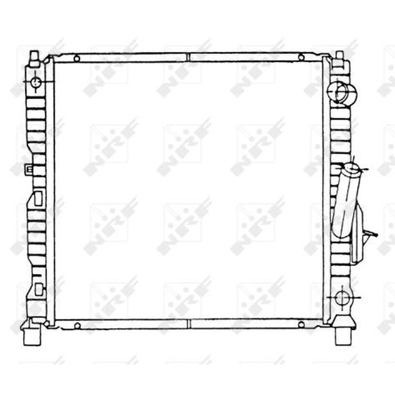 NRF Engine Radiator 58942