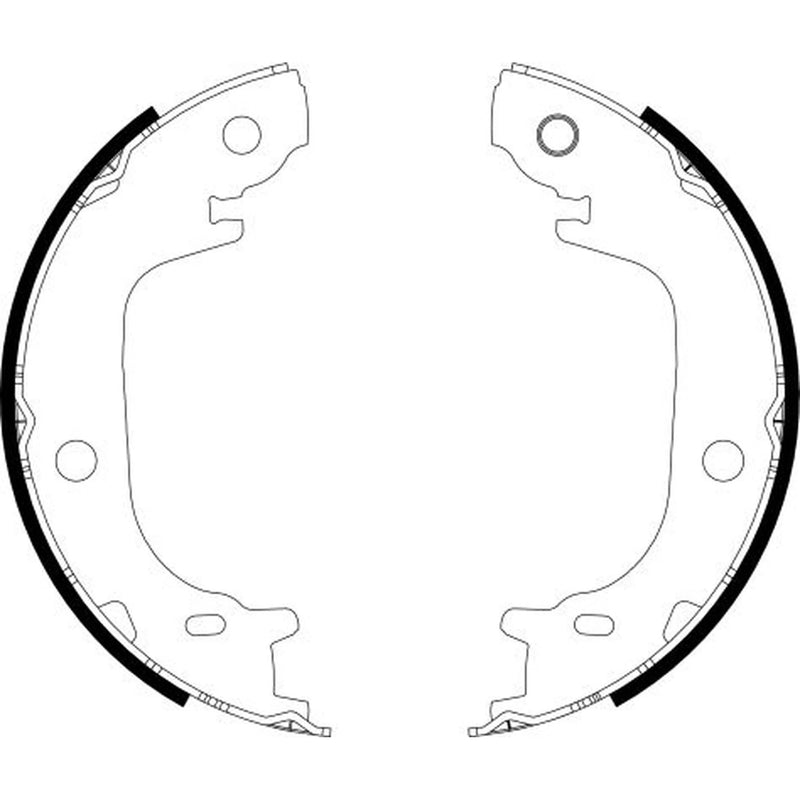 Mintex Parking Brake Shoe Set MFR738