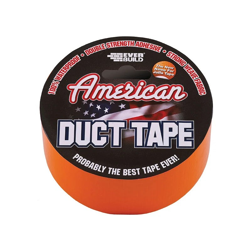 Everbuild Sika American Duct Tape 50mm x 25m Orange - 487240