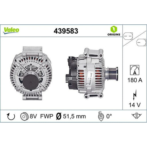 Valeo Car Alternator 12V 439583