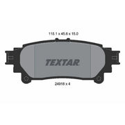 Textar Rear Brake Pad Set 2491801