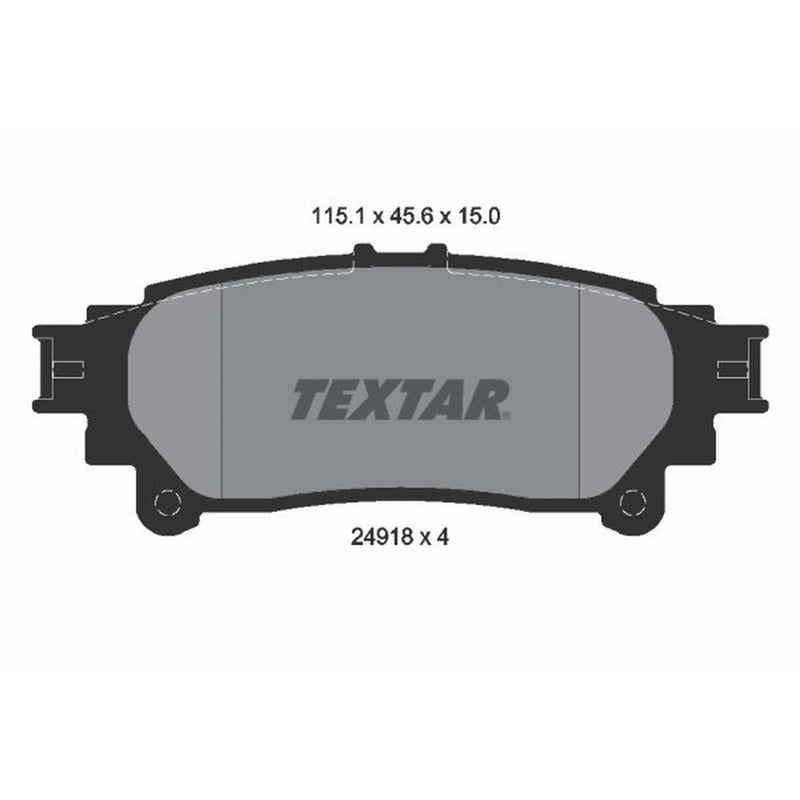 Textar Rear Brake Pad Set 2491801