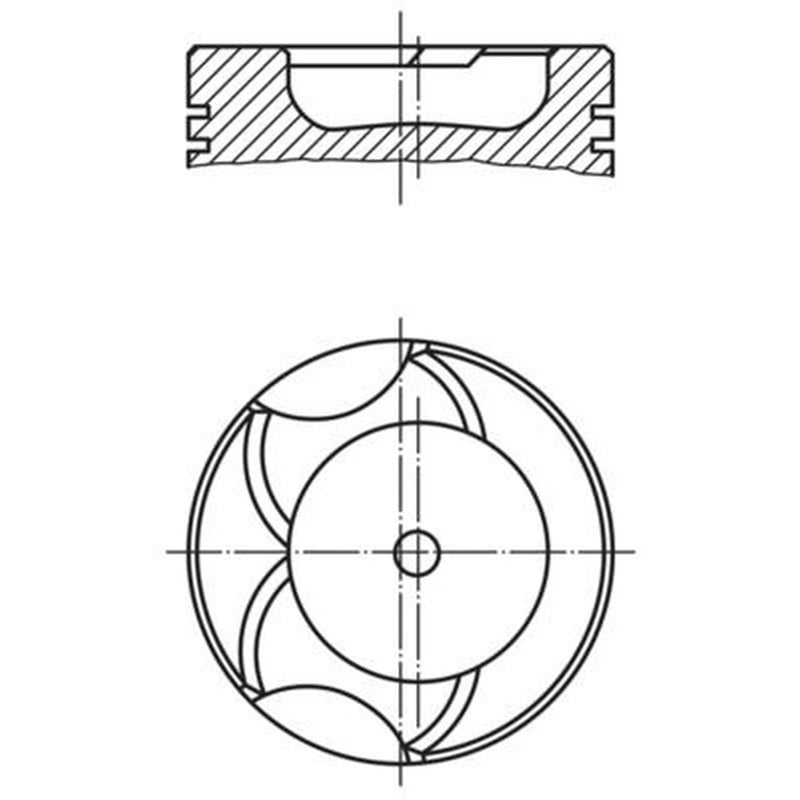 Mahle Piston Cylinder Bore = 80mm 014 63 00