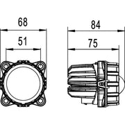 Hella Headlight Headlamp LED Left 1TL 998 670-021