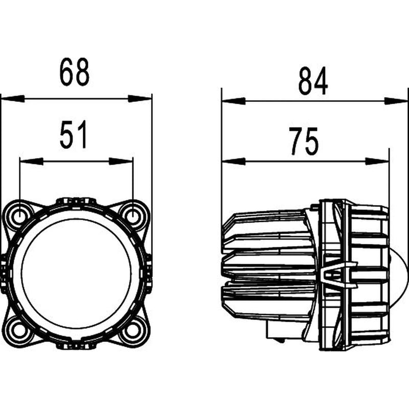 Hella Headlight Headlamp LED Left 1TL 998 670-021