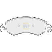 NAPA Front Brake Pad Set NBP1747