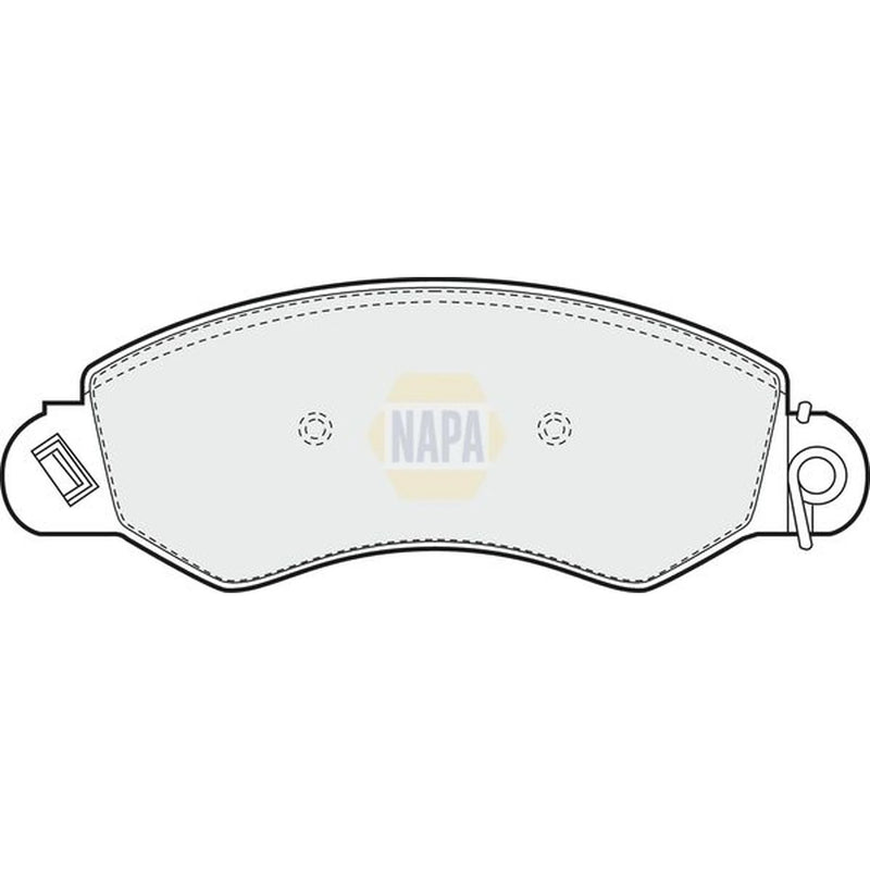 NAPA Front Brake Pad Set NBP1747