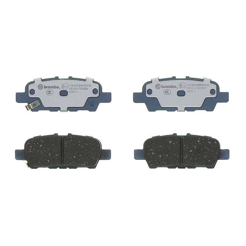 Brembo 4 x Rear Brake Pad Set P56087E