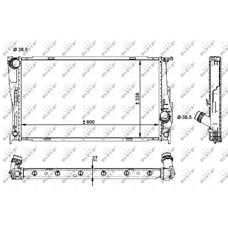 NRF Engine Radiator 59210