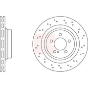 Apec 2 x / Rear Brake Discs DSK2435