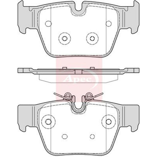 Apec Rear Brake Pad Set PAD2339