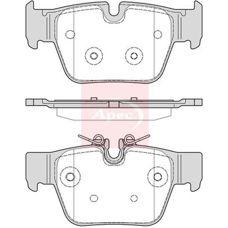 Apec Rear Brake Pad Set PAD2339