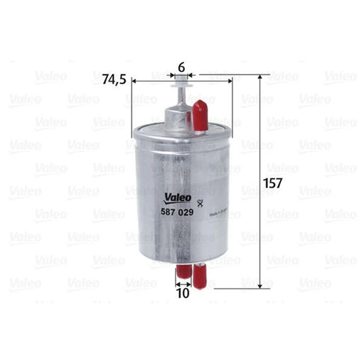 Valeo Fuel Filter Element 587029