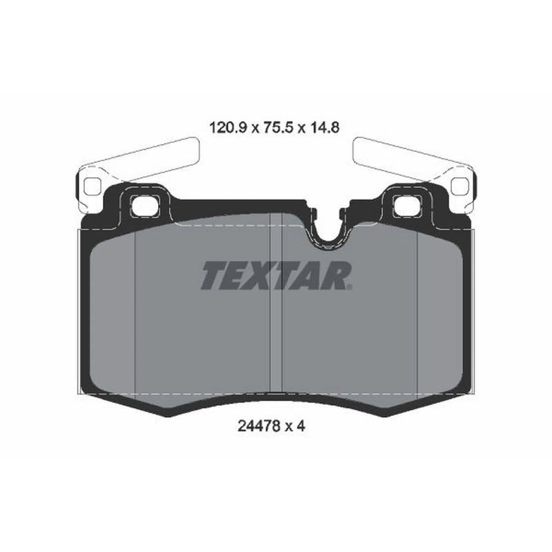 Textar Front Brake Pad Set 2447801