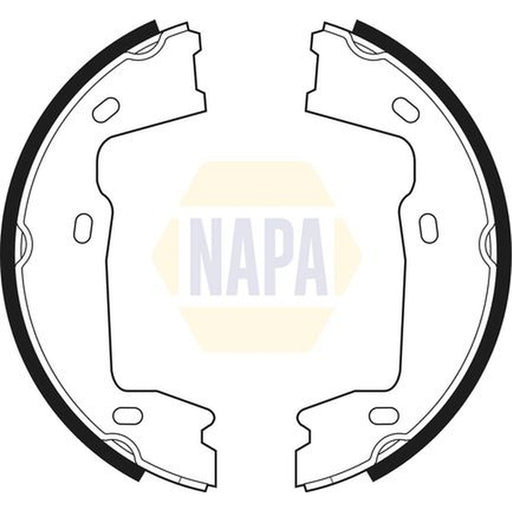NAPA Parking Brake Shoe Set NBS5002