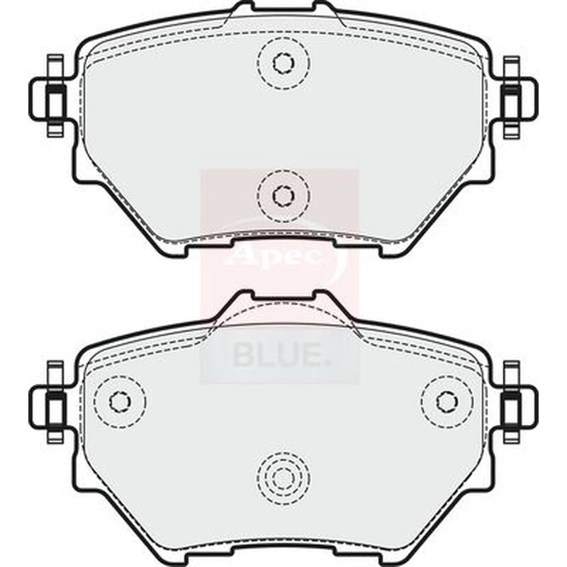 Apec Rear Brake Pad Set PD3746