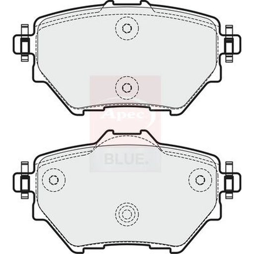 Apec Rear Brake Pad Set PD3746