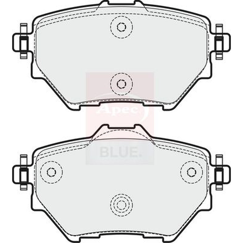 Apec Rear Brake Pad Set PD3746