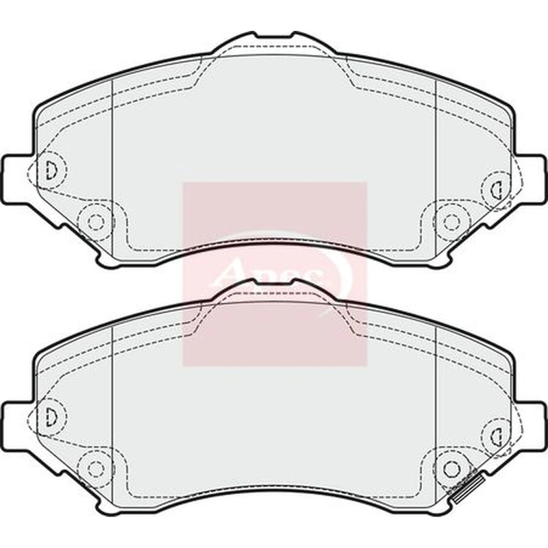 Apec Front Brake Pad Set PAD1700