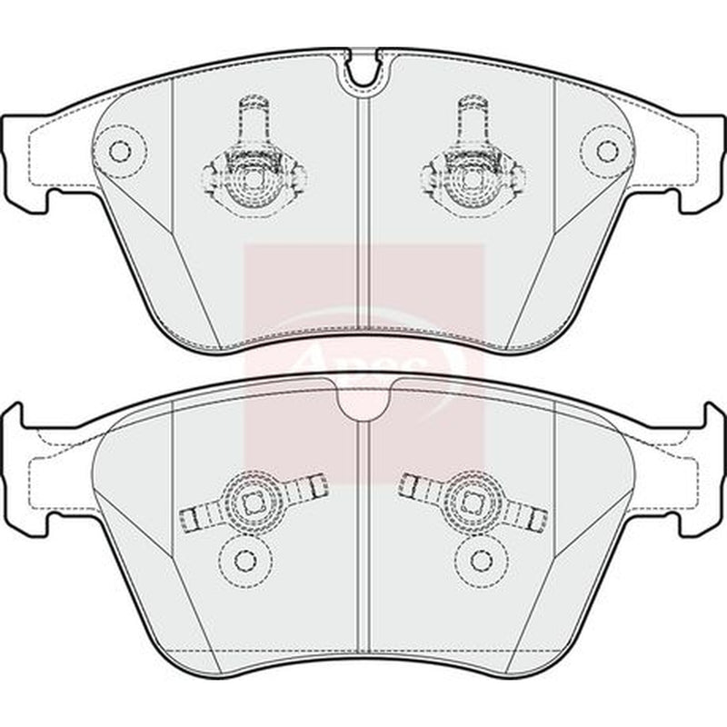 Apec Front Brake Pad Set PAD1681
