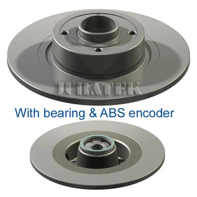 Juratek 2 x Solid Rear Brake Discs REN170C