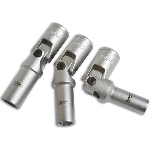 Laser Glow Plug Socket Set 3/8"D 3pc 4122 Laser  - Town Parts