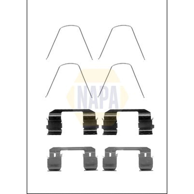 NAPA Brake Pad Accessory Fitting Kit Front NFK1174