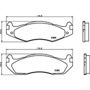Mintex Front Brake Pad Set MDB1523