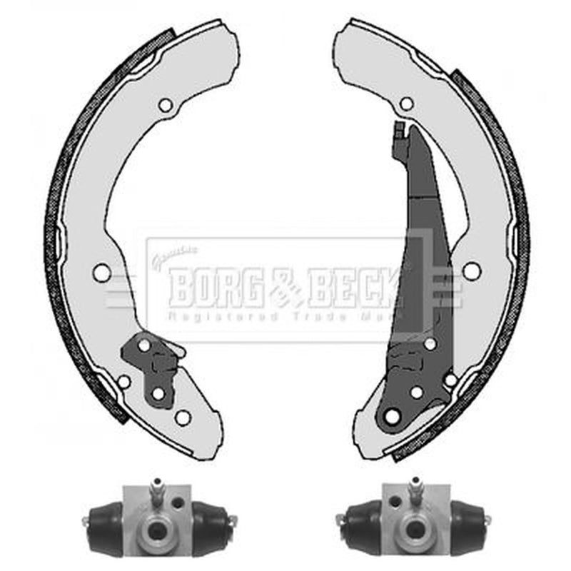 Borg & Beck Brake Shoe Set Axle Kit BBS1067K