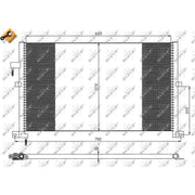 NRF Air Conditioning Condenser 35525
