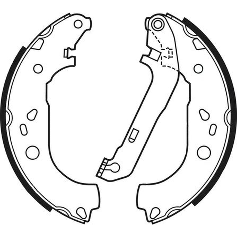 Abtex Brake Shoe Set Axle Kit ABS4087