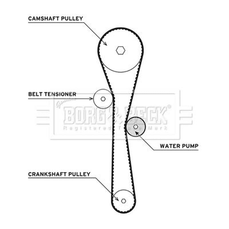 Borg & Beck Timing Belt & Water Pump Kit BTW1011