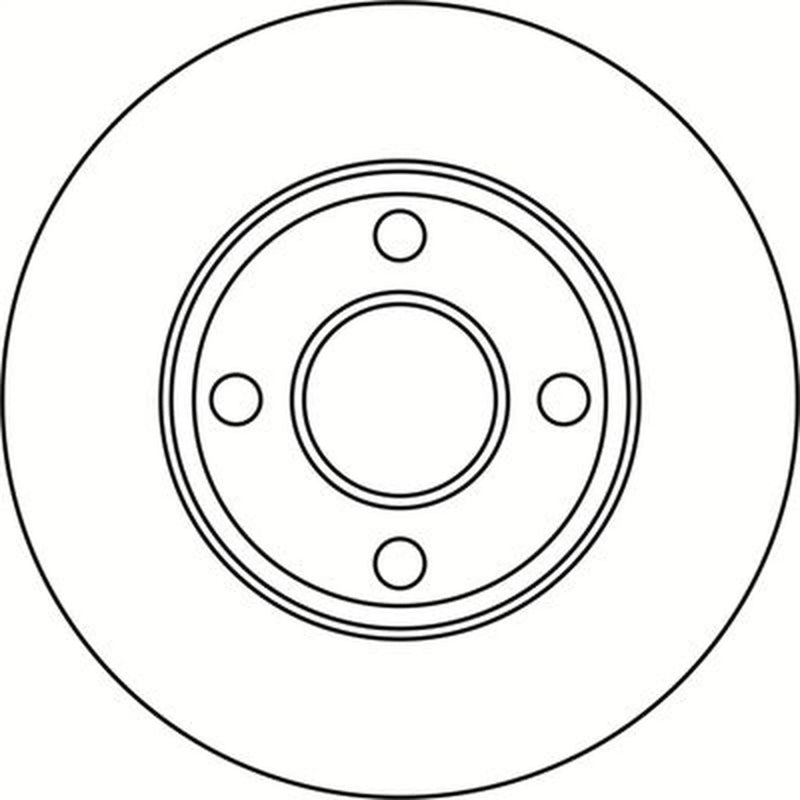 Abtex 2 x Vented Front Brake Discs BD1965V