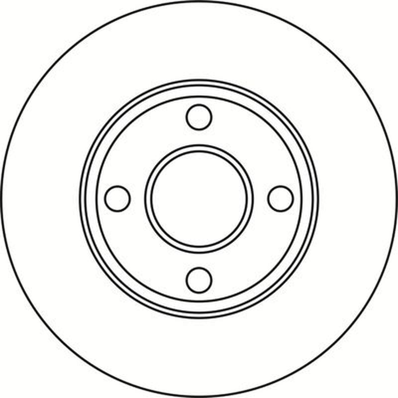 Abtex 2 x Vented Front Brake Discs BD1965V