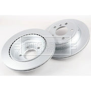 Borg & Beck 2 x Vented Rear Brake Discs BBD5259