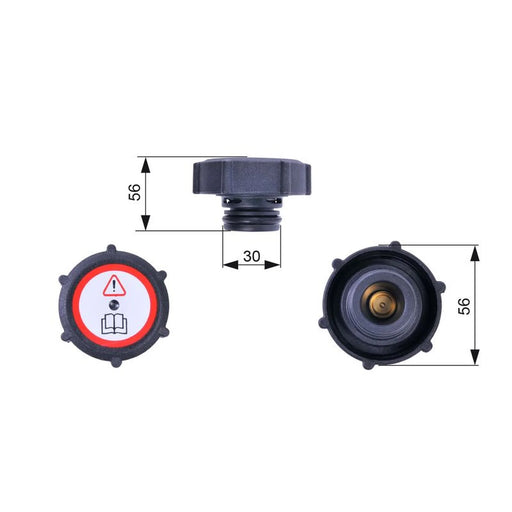 Gates Coolant Expansion Tank Cap RC243