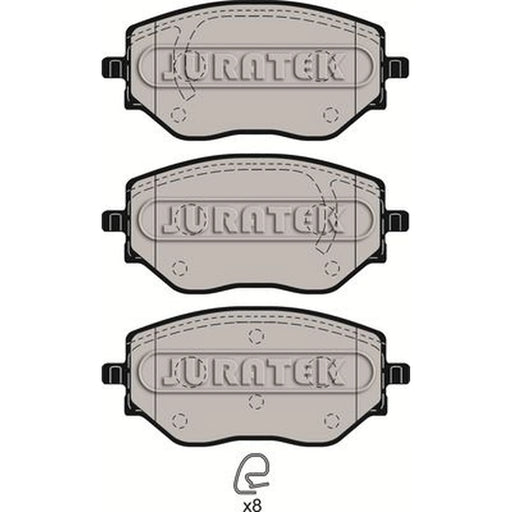 Juratek Front Brake Pad Set JCP4042