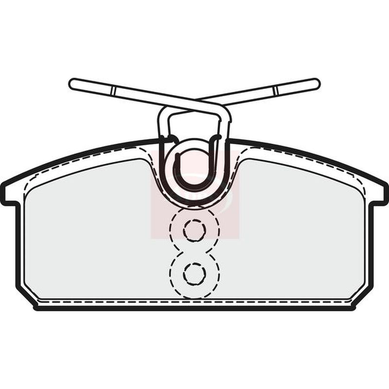 Apec Rear Brake Pad Set PAD1911