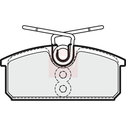 Apec Rear Brake Pad Set PAD1911