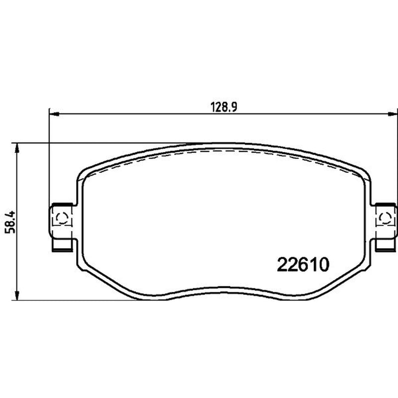 DON Front Brake Pad Set PCP1914