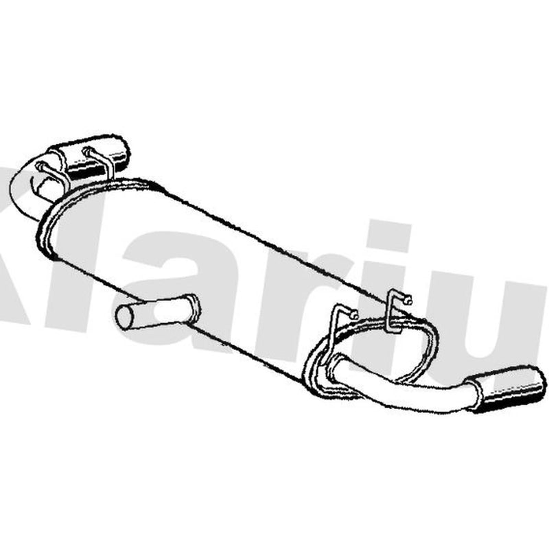 Klarius Box With Tail Pipe Rear MA348K
