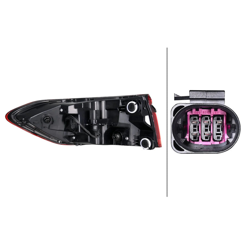 Hella Tail Light / Lamp LED Right 2SD 013 095-661