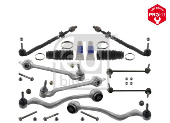 Febi Wheel Suspension Control/Trailing Arm Kit Front Right Aluminium