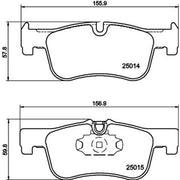 DON Front Brake Pad Set PCP1216