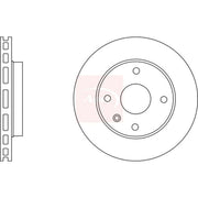 Apec 2 x Vented Front Brake Discs DSK2364