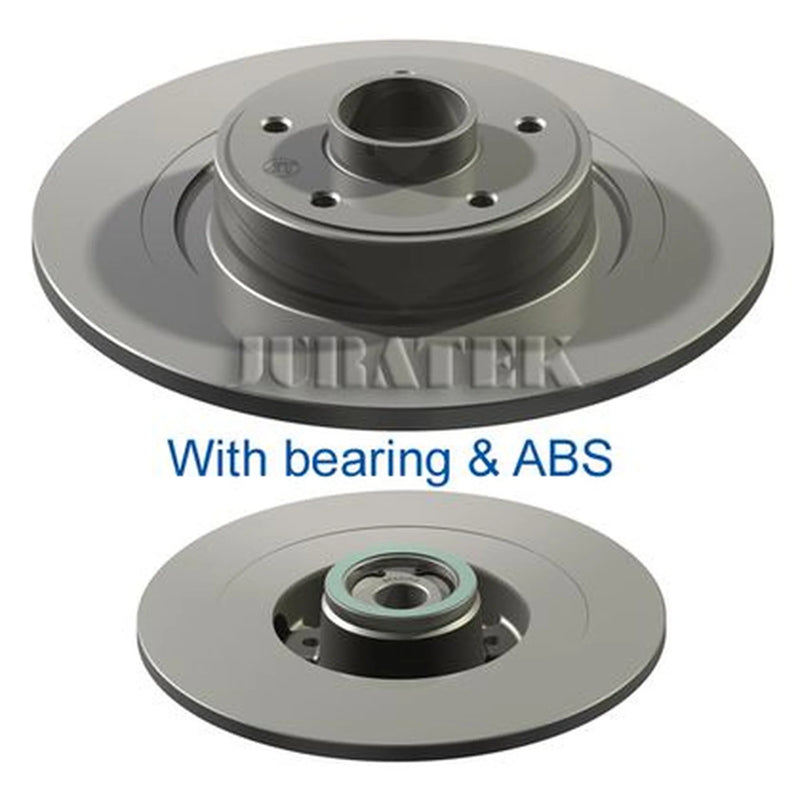 Juratek 2 x Solid Rear Brake Discs REN144C