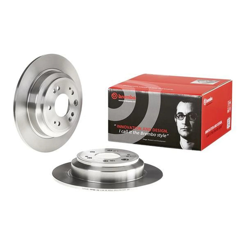 Brembo 2 x Solid Rear Brake Discs 08.B360.10